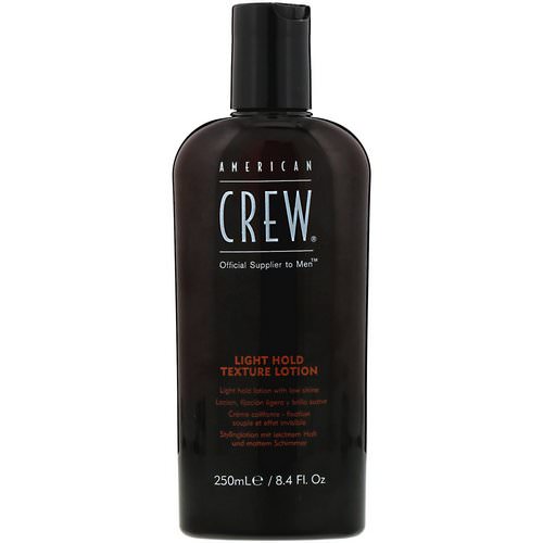American Crew, Light Hold, Texture Lotion, 8.4 fl oz (250 ml) Review