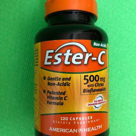 American Health, Ester-C with Citrus Bioflavonoids, 500 mg, 120 Capsules Review