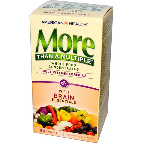 American Health, More Than A Multiple with Brain Essentials, 90 Tablets Review