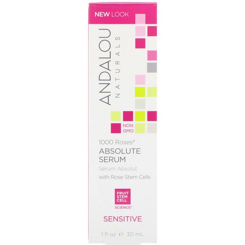Andalou Naturals, 1000 Roses Absolute Serum, Sensitive, 1 fl oz (30 ml) Review