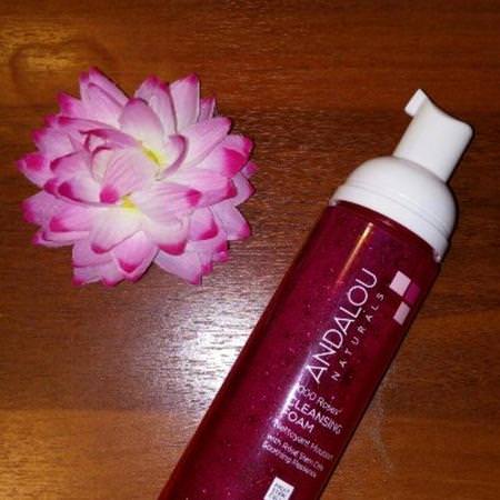 Andalou Naturals, 1000 Roses Cleansing Foam, Sensitive, 5.5 fl oz (163 ml) Review