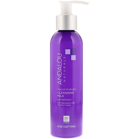 Andalou Naturals, Face Wash, Cleansers, Resveratrol Skin Care