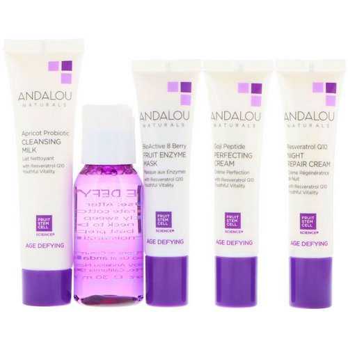 Andalou Naturals, Get Started, Age Defying, Skin Care Essentials, 5 Piece Kit Review