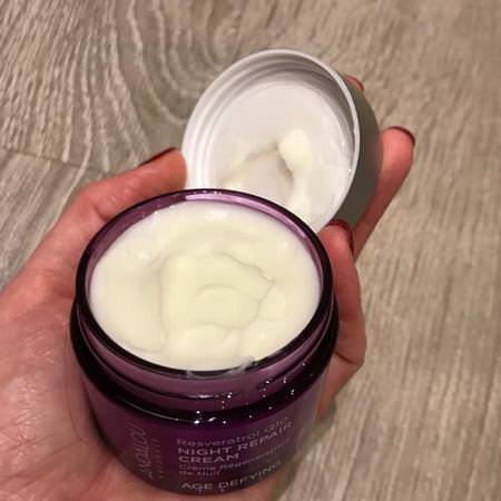 Andalou Naturals, Night Repair Cream, Resveratrol Q10, Age-Defying, 1.7 oz (50 g) Review