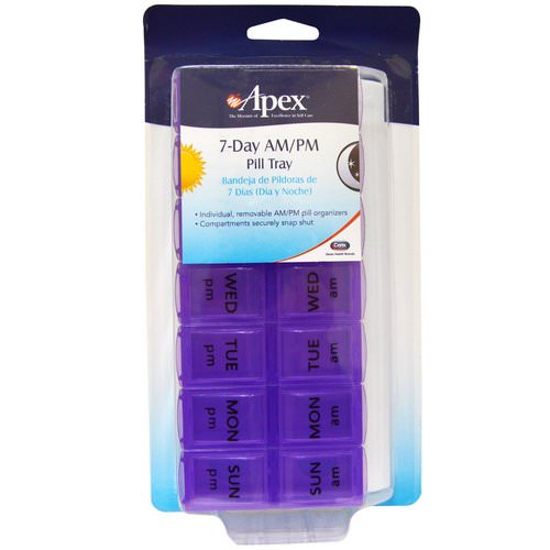 Apex, 7-Day AM/PM Pill Tray, 1 Pill Tray Review