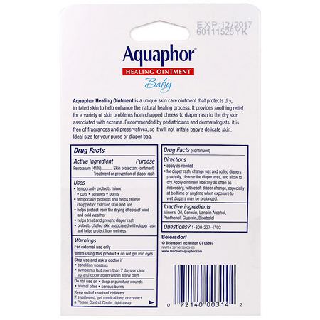 Aquaphor, Diaper Rash Treatments