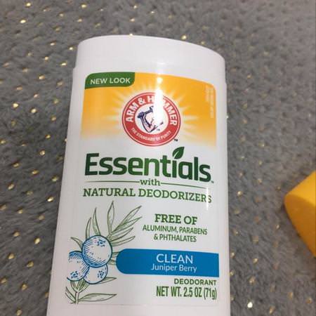 Essentials with Natural Deodorizers, Deodorant, Clean Juniper Berry