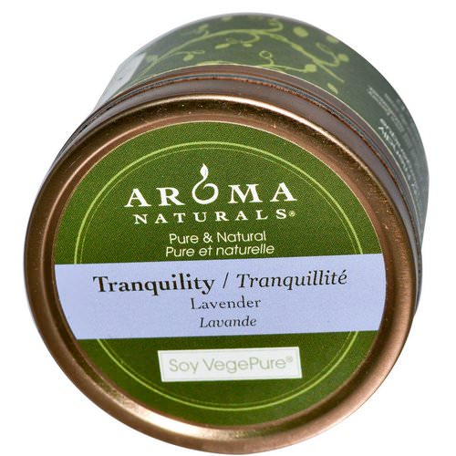 Aroma Naturals, Soy VegePure, Tranquility, Travel Candle, Lavender, 2.8 oz (79.38 g) Review