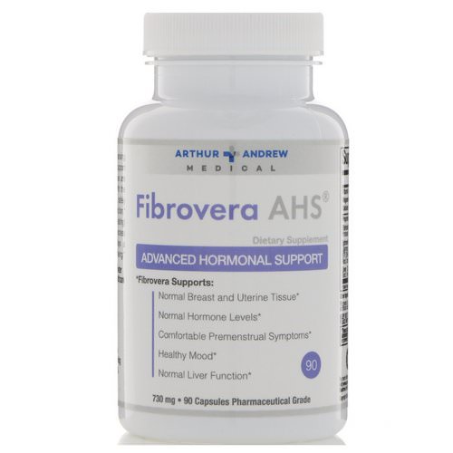 Arthur Andrew Medical, FibroVera AHS, Advanced Hormonal Support, 730 mg, 90 Capsules Review