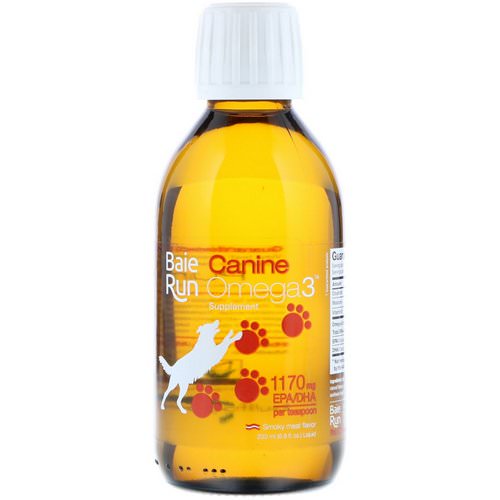 Ascenta, Baie Run, Canine Omega3, Smoky Meat Flavor, 6.8 fl oz (200 ml) Review