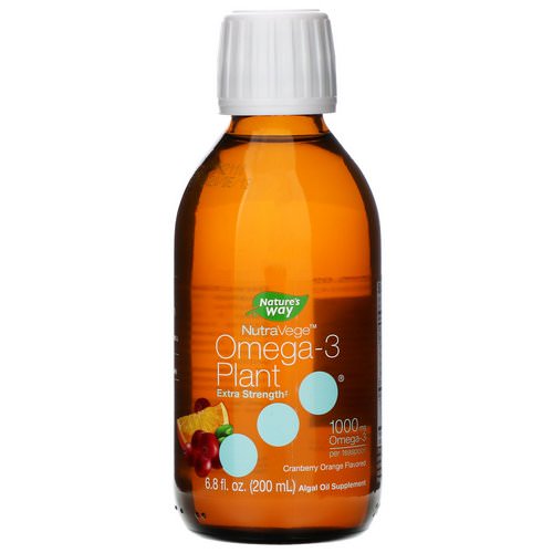 Ascenta, NutraVege, Omega-3 Plant, Extra Strength, Cranberry Orange Flavored, 1000 mg, 6.8 fl oz (200 ml) Review