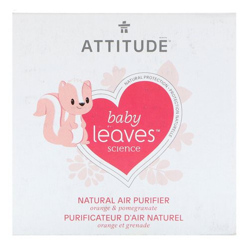 ATTITUDE, Baby Leaves Science, Natural Air Purifier, Orange & Pomegranate, 8 oz (227 g) Review