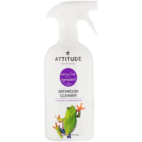 ATTITUDE, Bathroom Cleaner, Citrus Zest, 27.1 fl oz (800 ml) Review