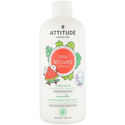 ATTITUDE, Little Leaves Science, Bubble Wash, Watermelon & Coco, 16 fl oz (473 ml) Review