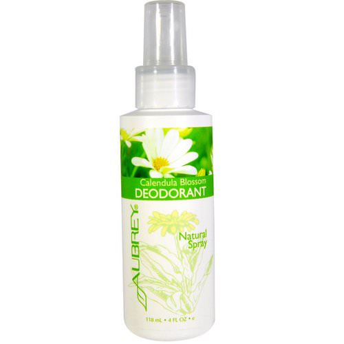 Aubrey Organics, Calendula Blossom Deodorant, Natural Spray, 4 fl oz (118 ml) Review