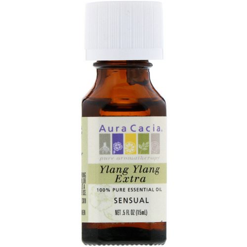 Aura Cacia, 100% Pure Essential Oil, Ylang Ylang Extra, .5 fl oz (15 ml) Review