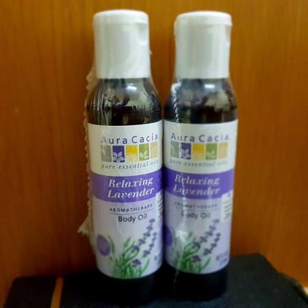 Aura Cacia, Aromatherapy Body Oil, Relaxing Lavender, 8 fl oz (237 ml) Review