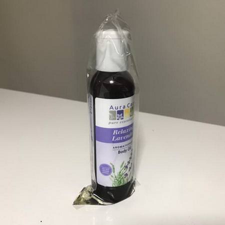 Aura Cacia, Aromatherapy Body Oil, Relaxing Lavender, 8 fl oz (237 ml) Review