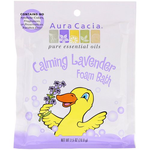 Aura Cacia, Calming Foam Bath, Lavender, 2.5 oz (70.9 g) Review