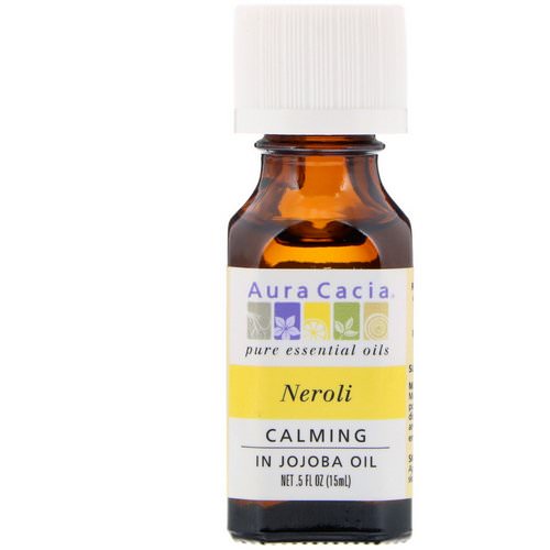 Aura Cacia, Pure Essential Oils, Neroli, Calming, .5 fl oz (15 ml) Review