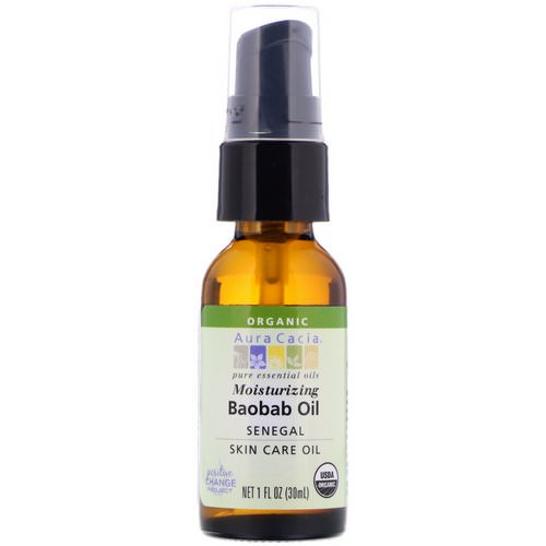 Aura Cacia, Organic Baobab Oil, Skin Care Oil, 1 fl oz (30 ml) Review