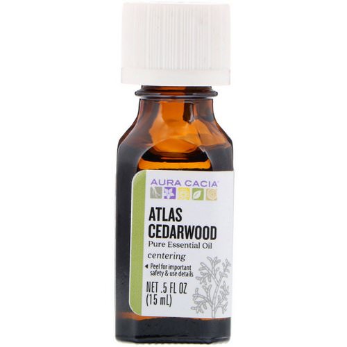 Aura Cacia, Pure Essential Oil, Atlas Cedarwood, .5 fl oz (15 ml) Review