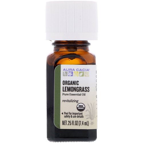 Aura Cacia, Organic, Lemongrass, 0.25 fl oz (7.4 ml) Review