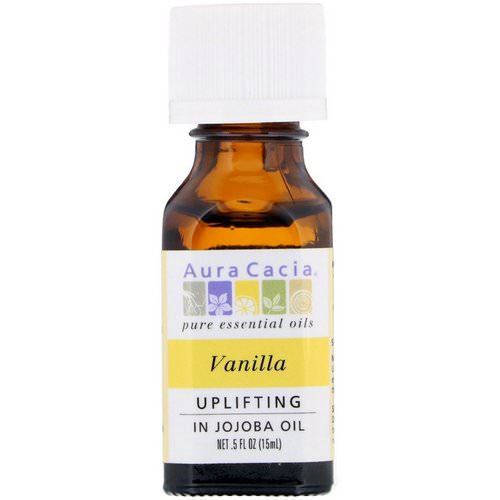 Aura Cacia, Pure Essential Oils, Vanilla, Uplifting, .5 fl oz (15 ml) Review