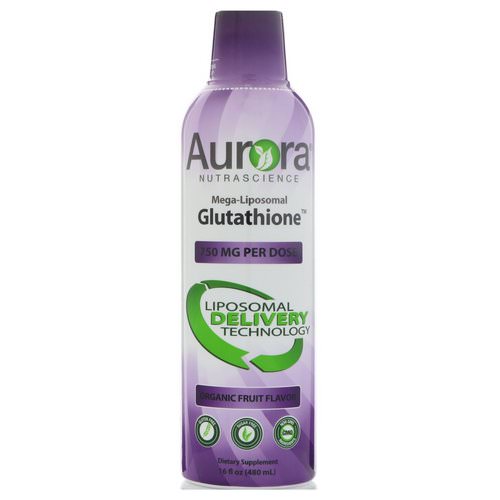 Aurora Nutrascience, Mega-Liposomal Glutathione, Organic Fruit Flavor, 750 mg, 16 fl oz (480 ml) Review