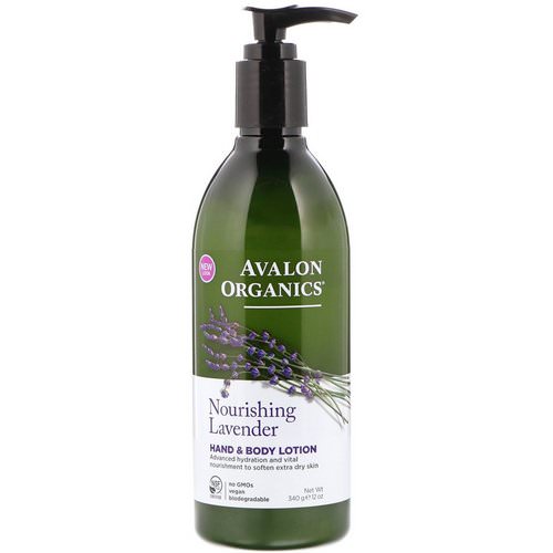 Avalon Organics, Hand & Body Lotion, Nourishing Lavender, 12 oz (340 g) Review