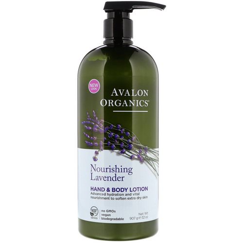 Avalon Organics, Hand & Body Lotion, Nourishing Lavender, 32 oz (907 g) Review
