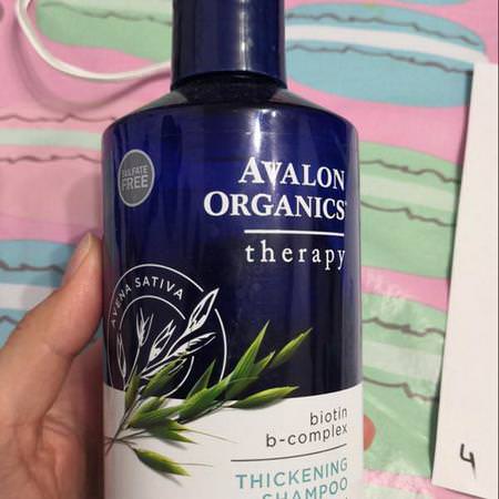 Avalon Organics, Thickening Shampoo, Biotin B-Complex Therapy, 14 fl oz (414 ml) Review