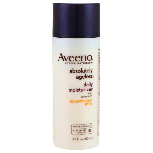Aveeno, Absolutely Ageless, Daily Moisturizer, SPF 30, 1.7 fl oz (50 ml) Review