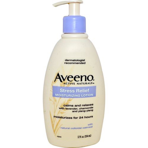 Aveeno, Active Naturals, Stress Relief Moisturizing Lotion, 12 fl oz (354 ml) Review
