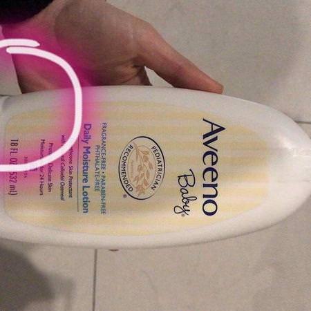 Aveeno, Baby, Daily Moisture Lotion, Fragrance Free, 12 fl oz (354 ml) Review