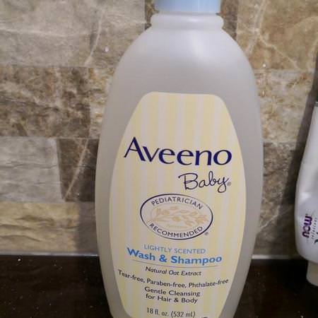 Aveeno, Baby, Wash & Shampoo, Lightly Scented, 12 fl oz (354 ml) Review