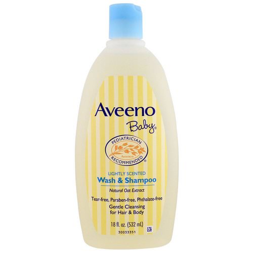 Aveeno, Baby, Wash & Shampoo, Lightly Scented, 18 fl oz (532 ml) Review
