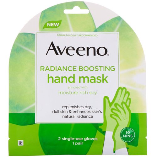 Aveeno, Radiance Boosting Hand Mask, 2 Single-Use Gloves Review