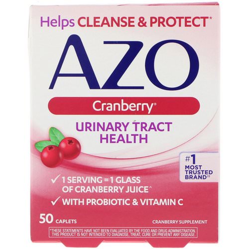 Azo, Urinary Tract Health, Cranberry, 50 Caplets Review