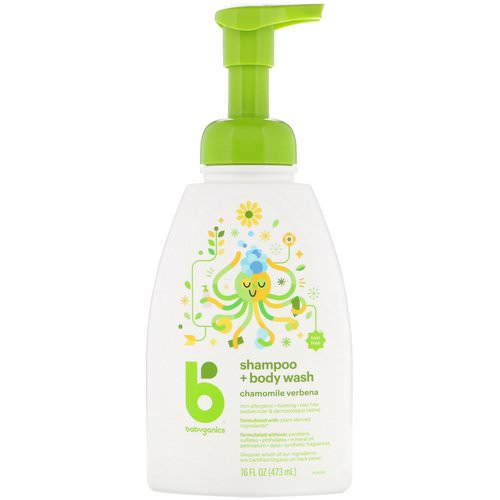 BabyGanics, Shampoo + Body Wash, Chamomile Verbena, 16 fl oz (473 ml) Review