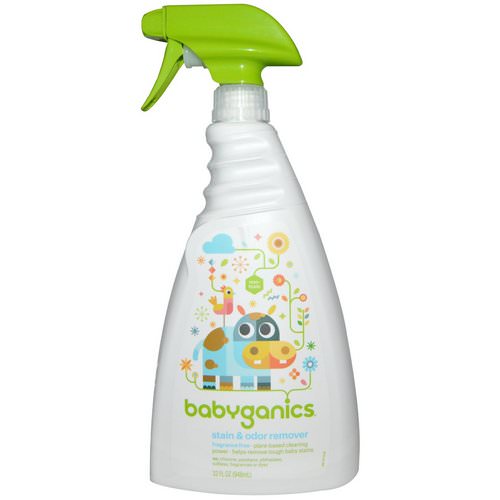 BabyGanics, Stain & Odor Remover, Fragrance Free, 32 fl oz (946 ml) Review