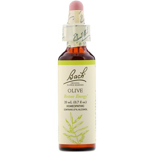 Bach, Original Flower Remedies, Olive, 0.7 fl oz (20 ml) Review