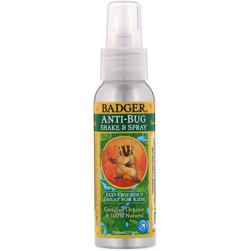 Badger Company, Anti-Bug, Shake & Spray, 2.7 fl oz (79.85 ml) Review