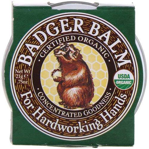 Badger Company, Badger Balm, For Hardworking Hands, .75 oz (21 g) Review