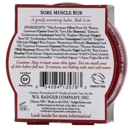 Badger Company, Topicals, Ointments