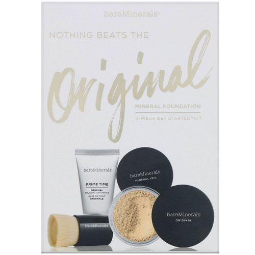 Bare Minerals, Nothing Beats the Original Mineral Foundation, 4 Piece Get Started Kit, Fairly Light 03, 1 Kit Review
