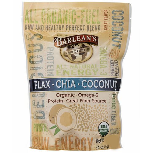 Barlean's, Flax-Chia-Coconut Blend, 12 oz (340 g) Review