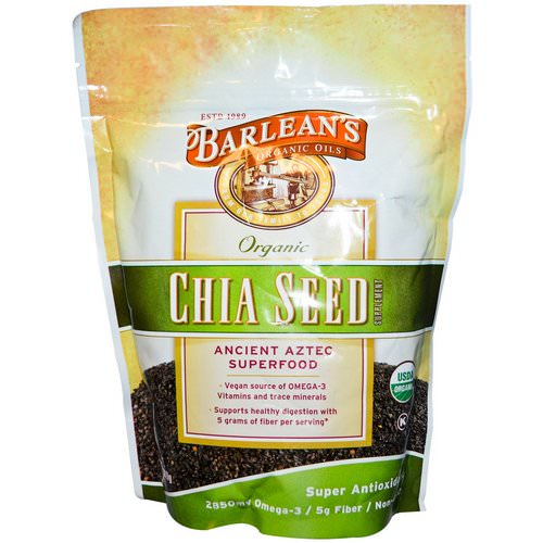 Barlean's, Organic, Chia Seed Supplement, 12 oz (340 g) Review