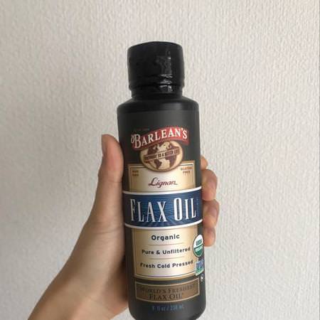 Barlean's Omega 3-6-9 Organic Lignan Flax Oil