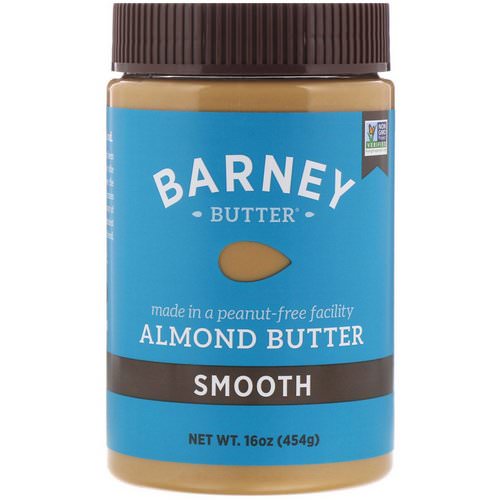 Barney Butter, Almond Butter, Smooth, 16 oz (454 g) Review